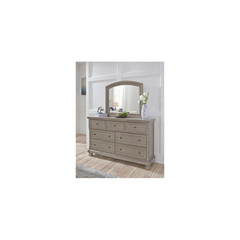 light gray bedroom   