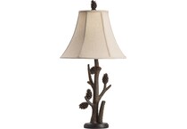 lighting shade exterior color: tan lamps   