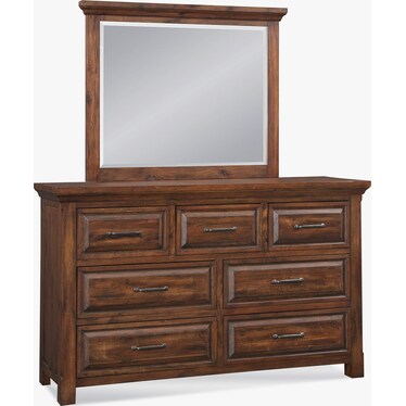 Hillcrest Mirror - Timber
