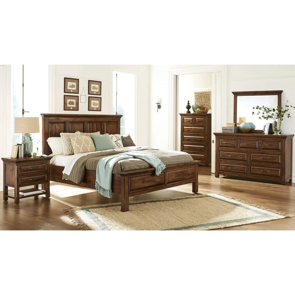 mahogany bedroom   