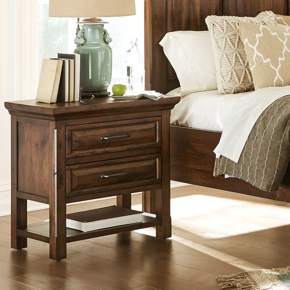 mahogany bedroom   