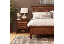 mahogany bedroom   