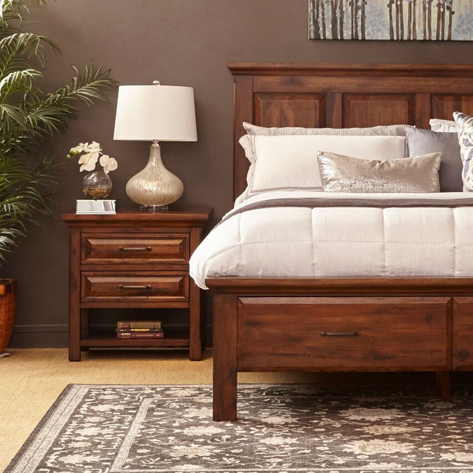 mahogany bedroom   