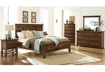 mahogany bedroom   