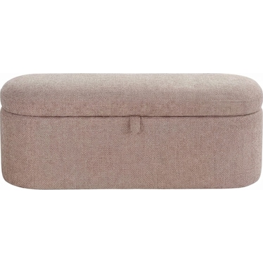 Philipa Storage Bench - Mauve Tweed