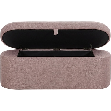Philipa Storage Bench - Mauve Tweed