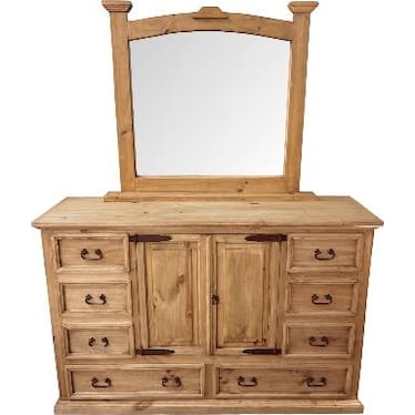 Rustic Pine Mirror