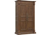 medium wood bedroom   