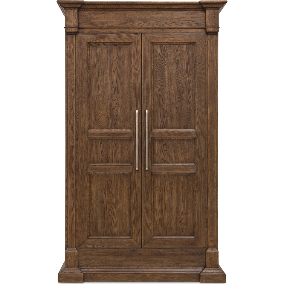 medium wood bedroom   