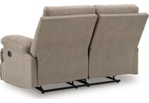 mocha fabric living room groups   