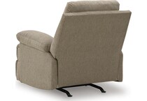 mocha fabric recliners   