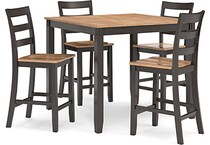 natural brown pub tables bars and stools   