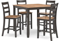 natural brown pub tables bars and stools   