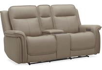 neutral leather upholstery   