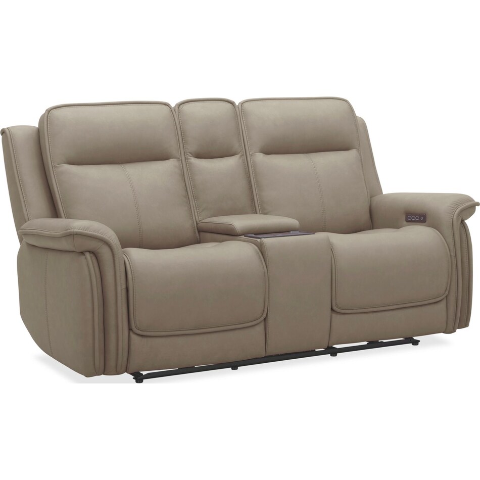 neutral leather upholstery   