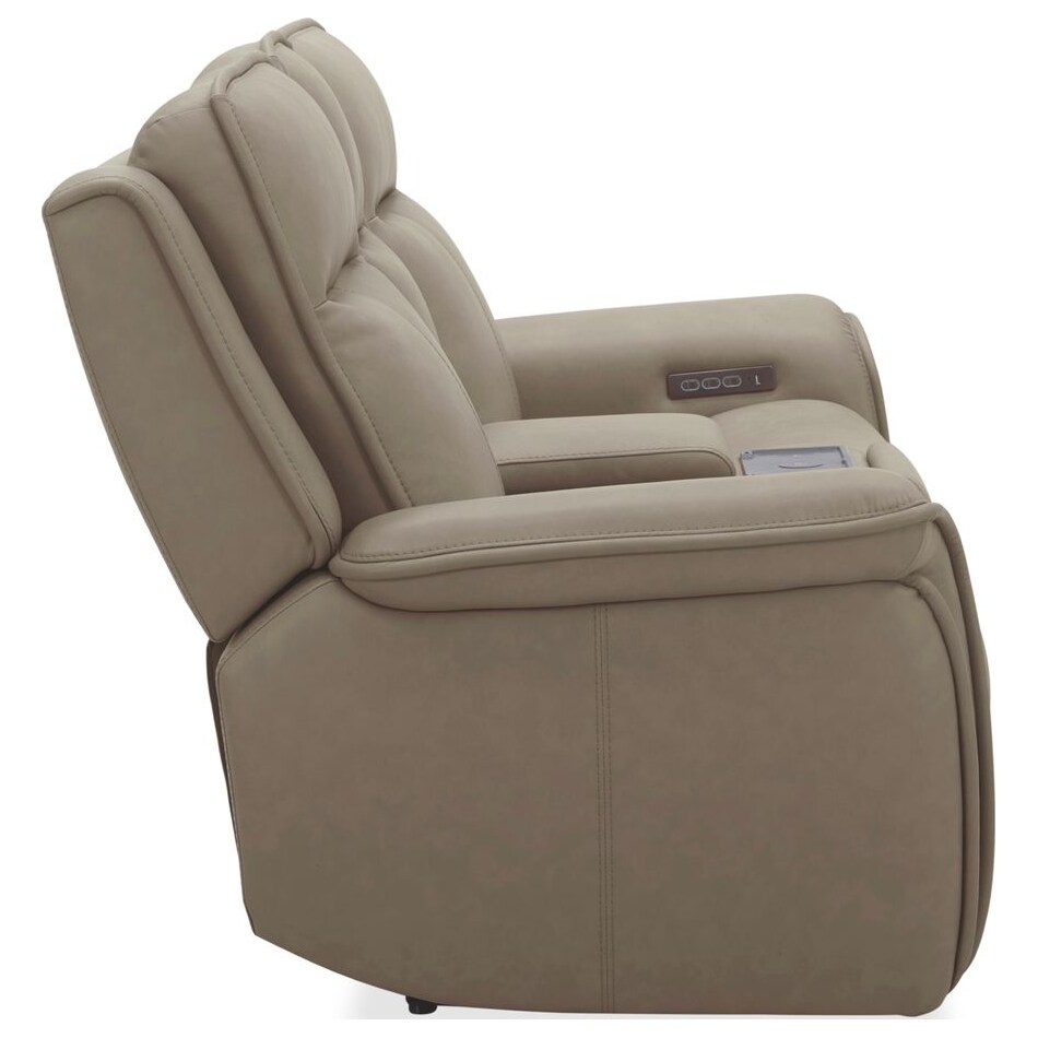 neutral leather upholstery   