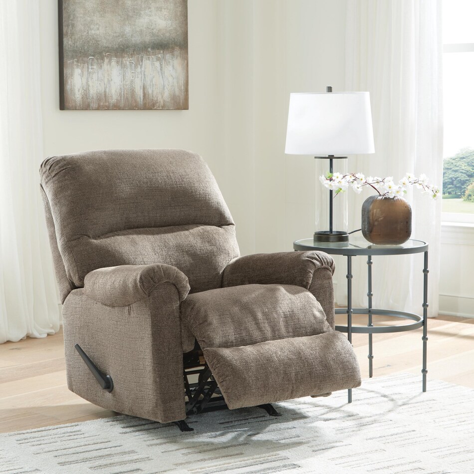 nutmeg fabric recliners   
