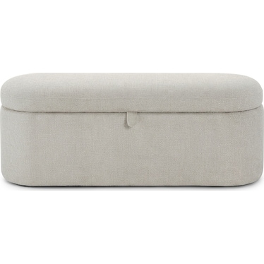Philipa Storage Bench - Oatmeal Tweed