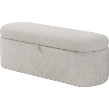 Philipa Storage Bench - Oatmeal Tweed