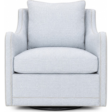 Swivel Glider with Contrast Welt