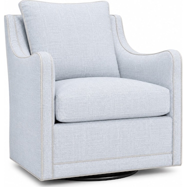 Swivel Glider with Contrast Welt