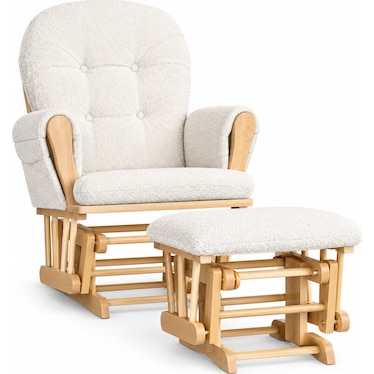 Glider with Ottoman