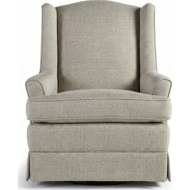 Natasha Fabric Swivel Glider Chair