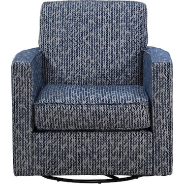 Bowmore Swivel Chair - Bowmore Dark Navy