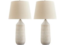 off white lamps   