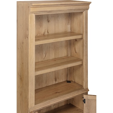 Chateau Philippe Door Bookcase - Cognac