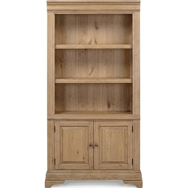 Chateau Philippe Door Bookcase - Cognac