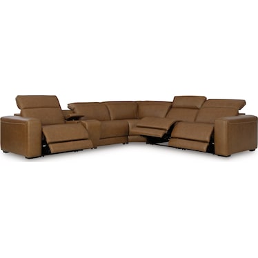 Magic Man 6-Piece Power Reclining Sectional with Console