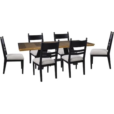 Greddinton Dining Extension Table and 6 Chairs