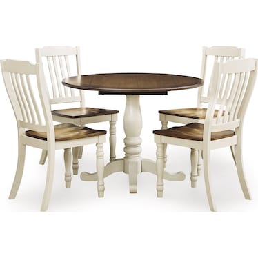 Wirloni Dining Table and 4 Chairs