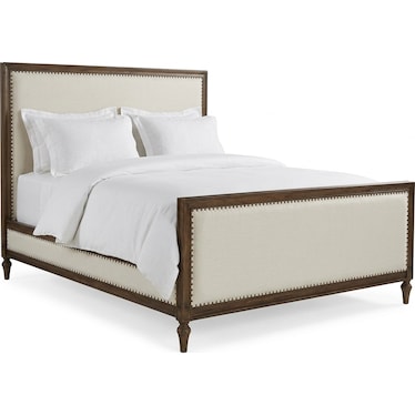 Milano Upholstered Panel Bed-Queen