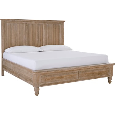 Cambridge Panel Bed- Khaki