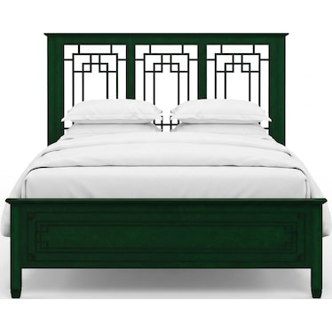 Fretwork Panel Bed