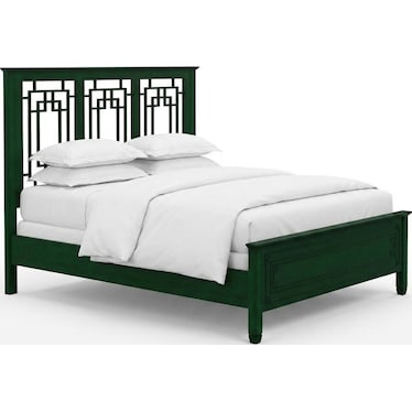 Fretwork Panel Bed