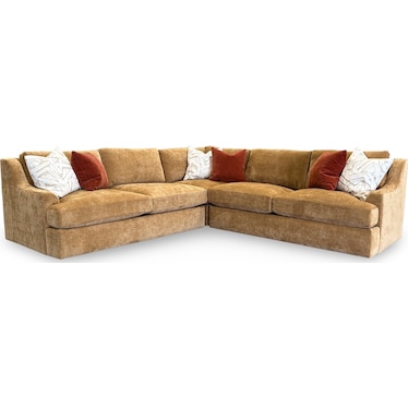 3 Piece Fabric Sectional