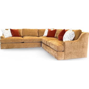 3 Piece Fabric Sectional