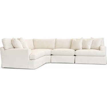 4 Piece Slipcover Sectional