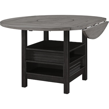Cline 5 PC Counter Height Dining Set- Light Grey