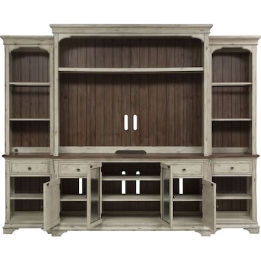 Entertainment Center with Piers