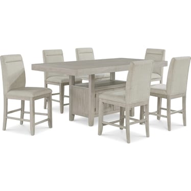 Garland Sand 7-Piece Counter Dining Set