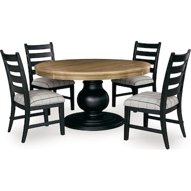 Ridgester Dining Table and 4 Chairs