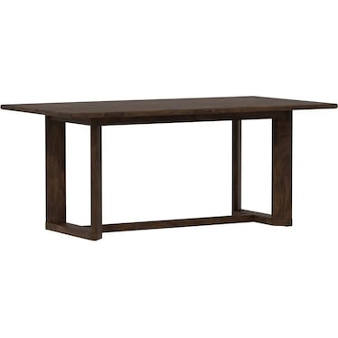 Trestle Dining Table with Bench and 4 Upholstered Side Chairs