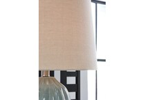 pale blue teal lamps   