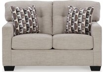 pebble fabric living room groups   