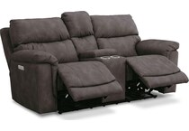 pewter fabric living room groups   