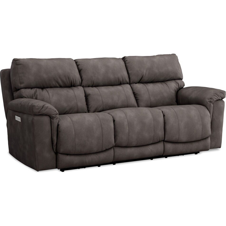 pewter fabric living room groups   